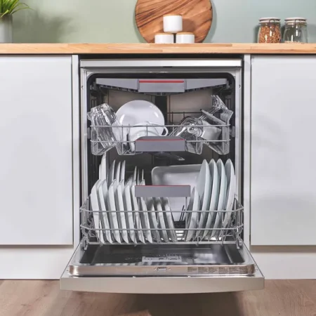 Bosch Series 6 Free-standing dishwasher 60 cm Brushed Steel Anti-Fingerprint