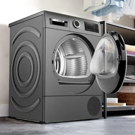 Bosch Series 6 Heat Pump Tumble Dryer 9 kg Cast Iron Grey