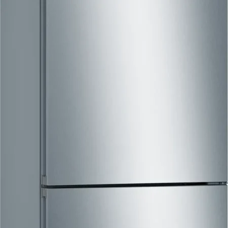 Bosch Series 4 Free-standing Fridge-Freezer with Freezer at Bottom 203 x 60 cm Stainless Steel Look, Total No Frost